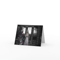 Dark Christmas Thank You Card