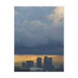 Dark Clouds Over London City Postcard