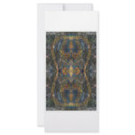 Dark colour kaleidoscope lizard pattern fractal is rack cards