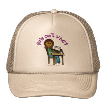 Dark Computer Girl Trucker Hat