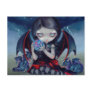 "Dark Dragonling" Postcard