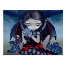 "Dark Dragonling" Postcard