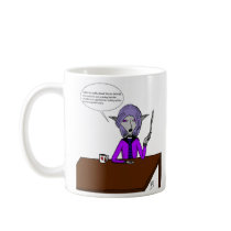 Dark Elf Coffee Mug: Right-Handed