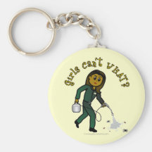 Dark Exterminator Girl Keychains