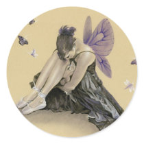 Dark Fairy Purple Wings Sticker