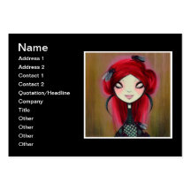 Dark Fairy Tale Character 14 Business Card Templates