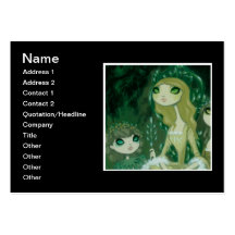 Dark Fairy Tale Character 15 Business Card Template