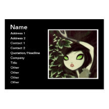 Dark Fairy Tale Character 16 Business Card Templates