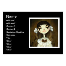 Dark Fairy Tale Character 1 Business Card Template