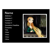 Dark Fairy Tale Character 2 - Rapunzel Business Card