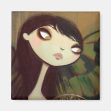 Dark Fairy Tale Character 5 Fridge Magnets