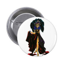 Dark Feather Button