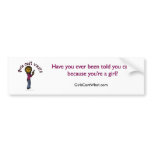 Dark Female Sharpshooter bumper stickers
