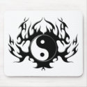 Dark Flame Yin-Yang mousepads