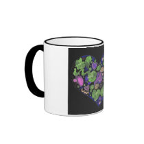 Dark Flower Power mugs