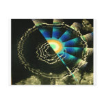 Dark galaxy viewed through alternative light postcards