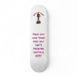 Dark Girl on Soapbox skateboards