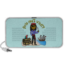 Dark Girl Pirate Mp3 Speakers