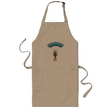 Dark Girl Sky Diver Aprons