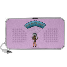 Dark Girl Sky Diver Portable Speaker