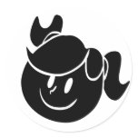 Dark Girl Stickers