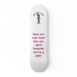 Dark Girls Can't WHAT? Logo skateboards