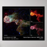Dark Globule in IC 1396 – Spitzer Space Telescope posters