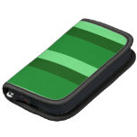 Dark Green Horizontal Stripes Folio Planners