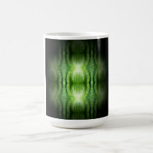 Dark Green Snake Skin Coffee Mugs