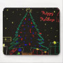 Dark Happy Holidays Christmas Mousepad
