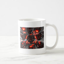 Dark Hearts Abstract Mug
