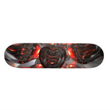 Dark Hearts Abstract Skateboard