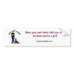 Dark K-9 Police Officer Bumper Stickers