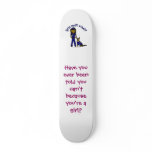 Dark K-9 Police Officer skateboards