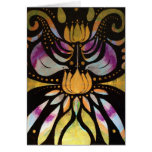Dark Lotus Greeting Card