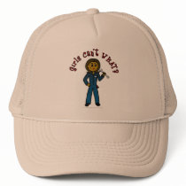 Dark Mechanic Girl Trucker Hat
