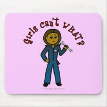 Dark Mechanic Girl Mouse Pad