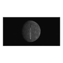 dark mercury customized photo card