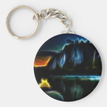 Dark Mountains Key Chain