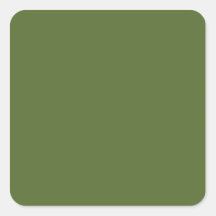 Dark Olive Green Sticker