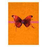 Dark Orange Invitation