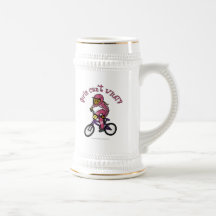 Dark Pink Girls BMX Coffee Mug