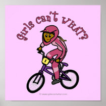 Dark Pink Girls BMX Print
