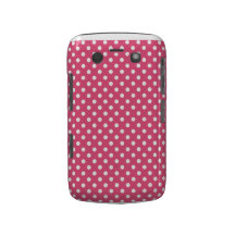 Dark Pink Polka Dot Blackberry Bold Case