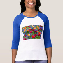 Dark Pink Tulips T-shirt