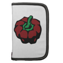 Dark Red bell pepper top view graphic Organizers