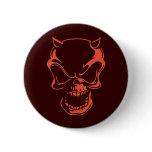 Dark Red Demon Skull buttons