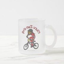 Dark Red Girls BMX Mug