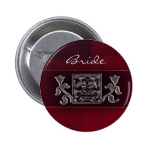 Dark red / marron - Indian accents Buttons