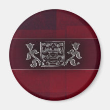 Dark red / marron - Indian accents Magnets